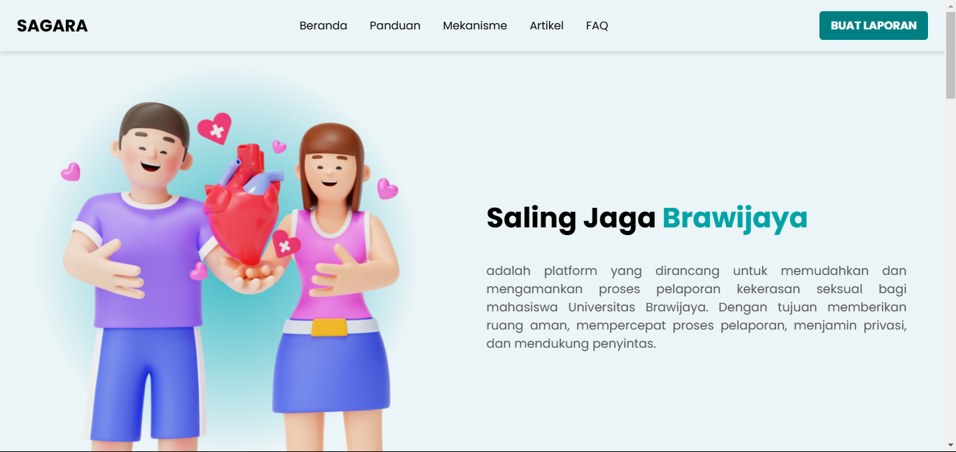 SAGARA website preview image